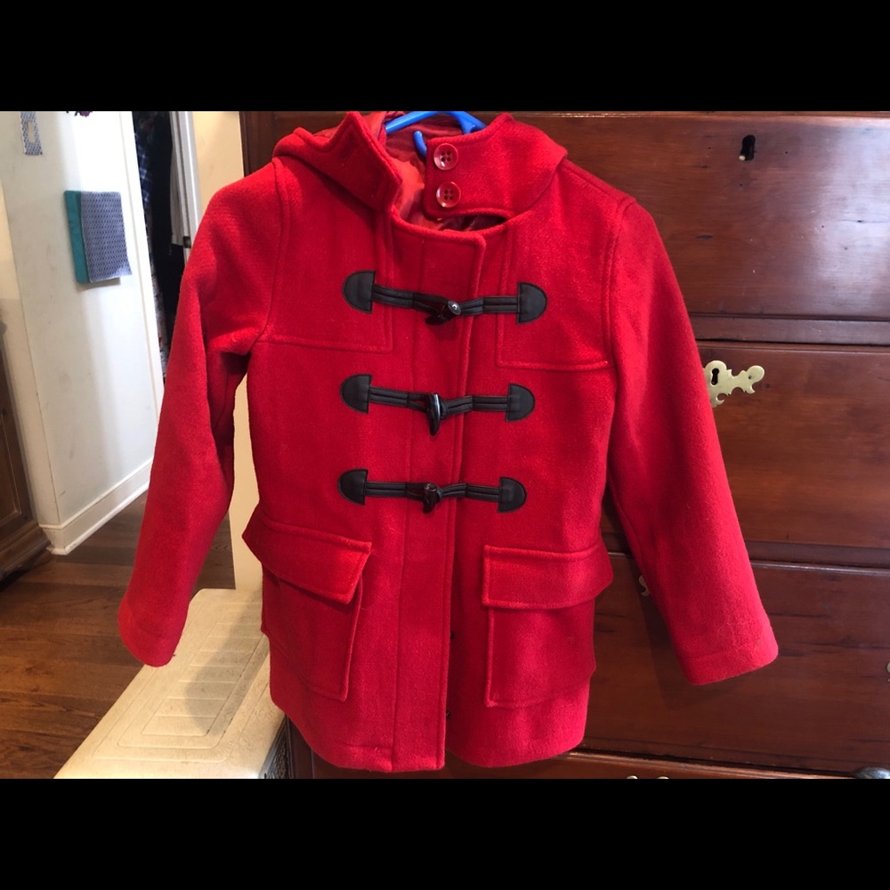 Adorable Red Peat Coat